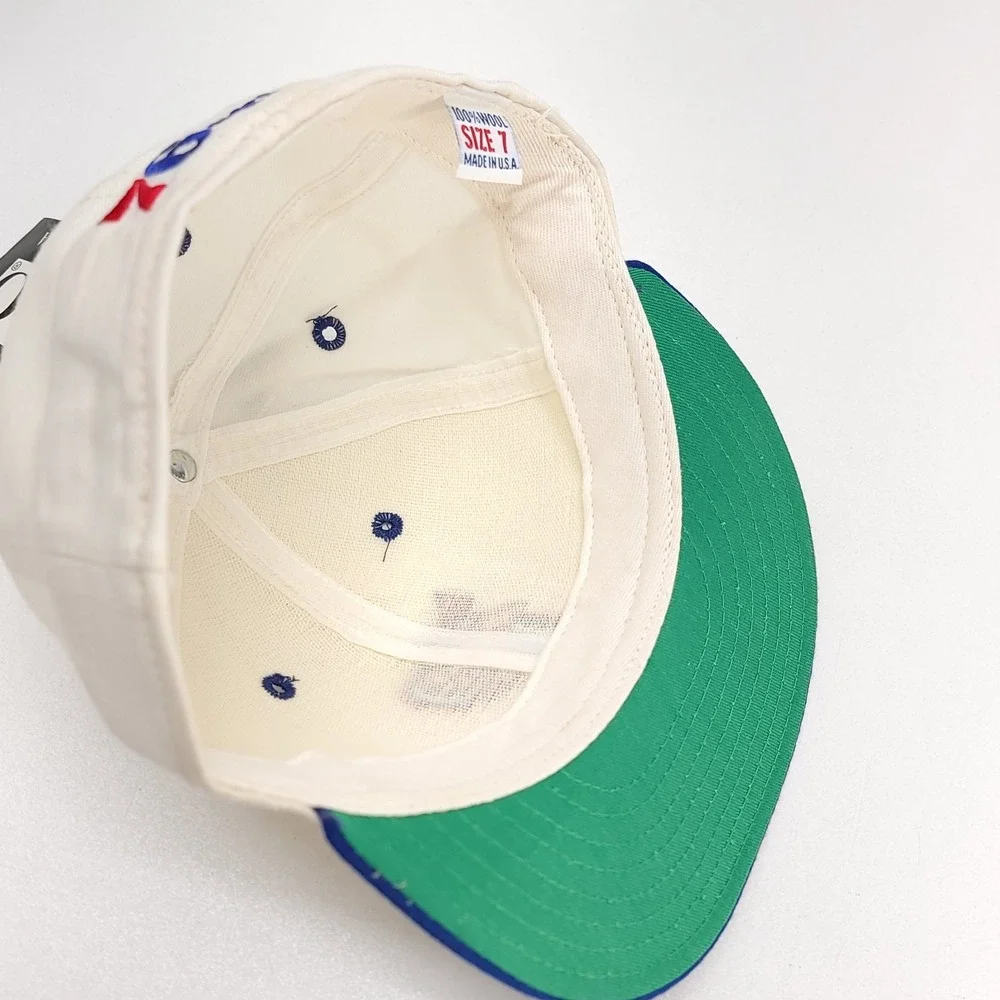 Philadelphia 76ers Hat Vintage New Era 5950 Pro Model Fitted Size 7 Wool‎ NBA